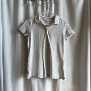 Classic Women's Short-Sleeve Polo Shirt - White